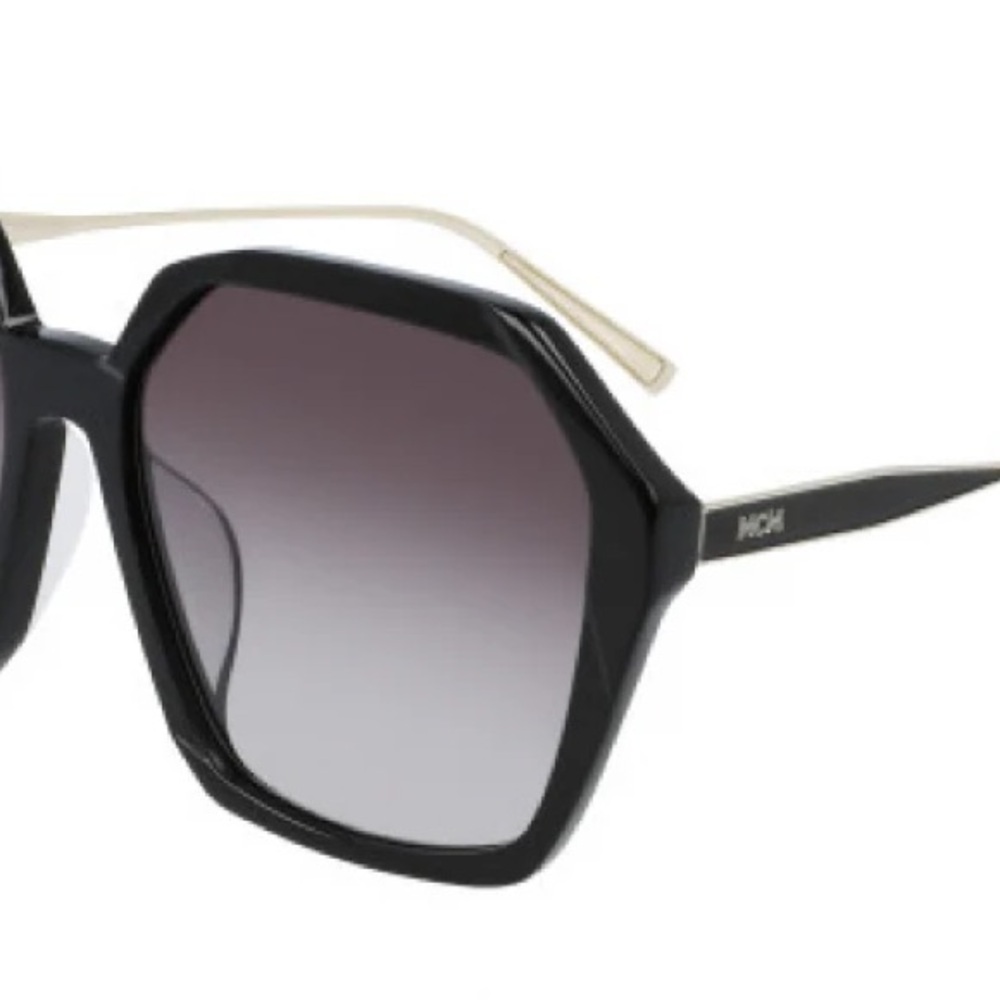 MCM Black Hexagonal Sunglasses